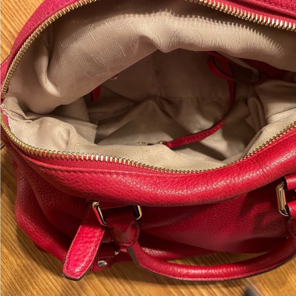 Michael Kors Red Purse - Picture 5 of 6